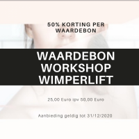 Waardebon workshop Wimperlift